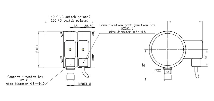 HM100PR Uhv Sf6 Density Monitor