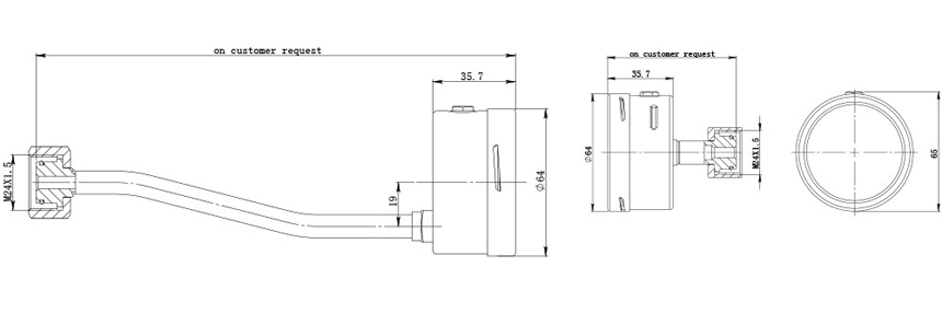 KL60 Density Meter/Pressure Gauge