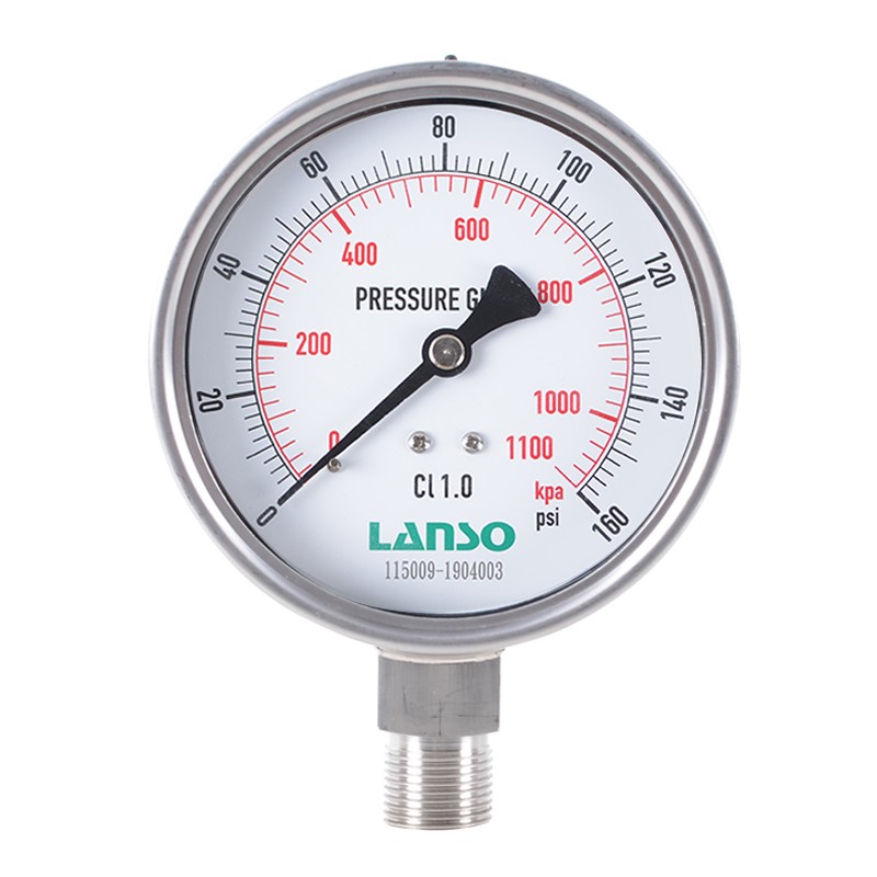 B32.SA Stainless Steel Pressure Gauge – Safety Design